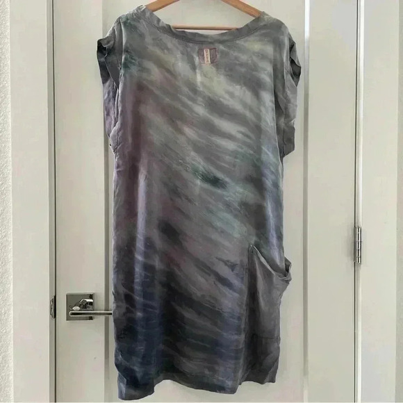 Gypsy 05 Ombre Straight Knee Length Silk Dress Size S - Picture 2 of 8